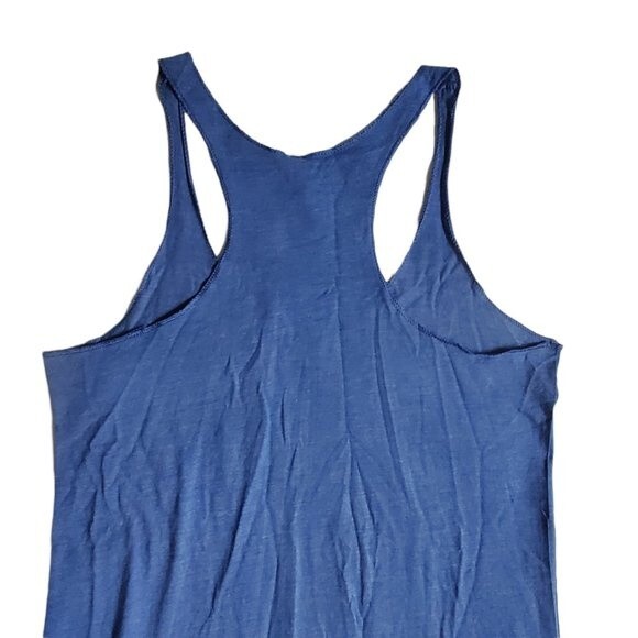 Next Level Apparel blue You Just Got Served tennis racerback tank top sz S - Picture 4 of 11